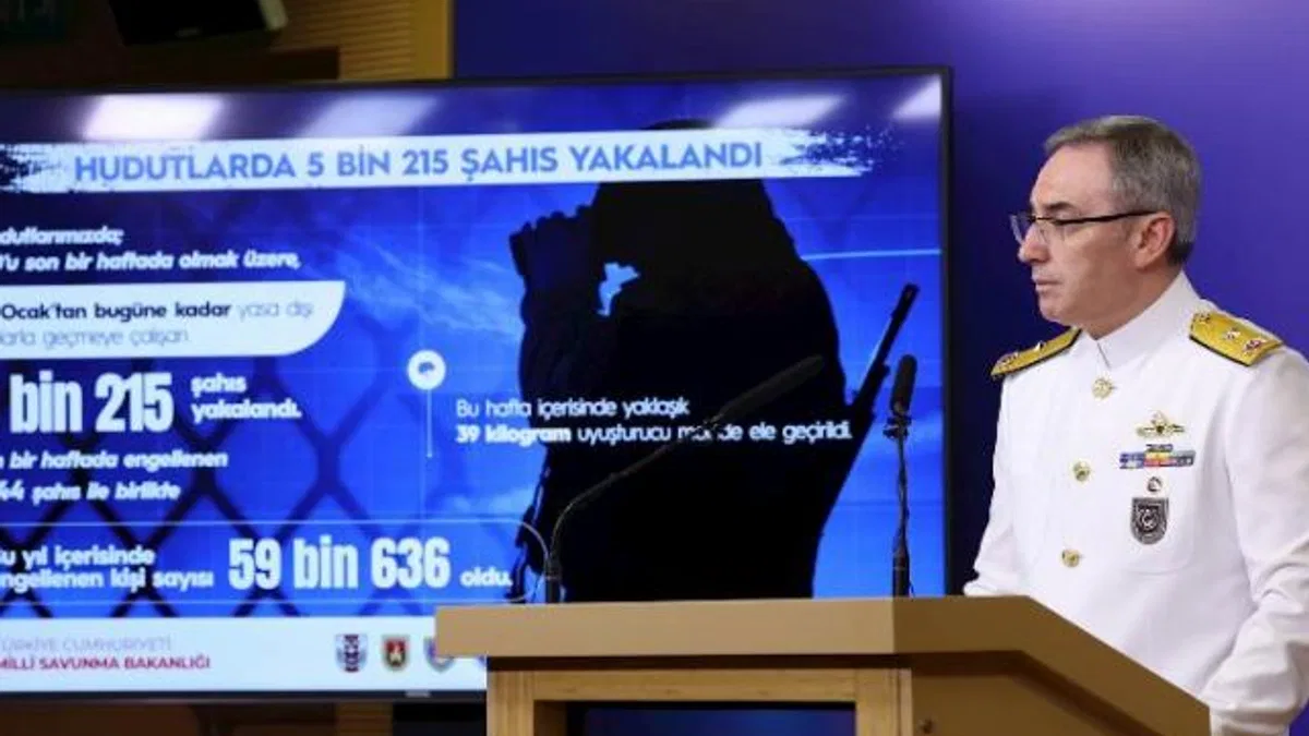 Hudutlarda 5,5 ayda 5 bin 215 şahıs yakalandı
