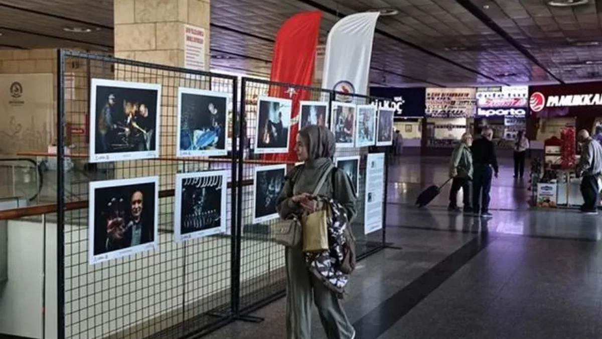 ‘Kaleiçi Çarşısı’nda Emek ve Alın Teri’ sergisi şimdi otobüs terminalinde