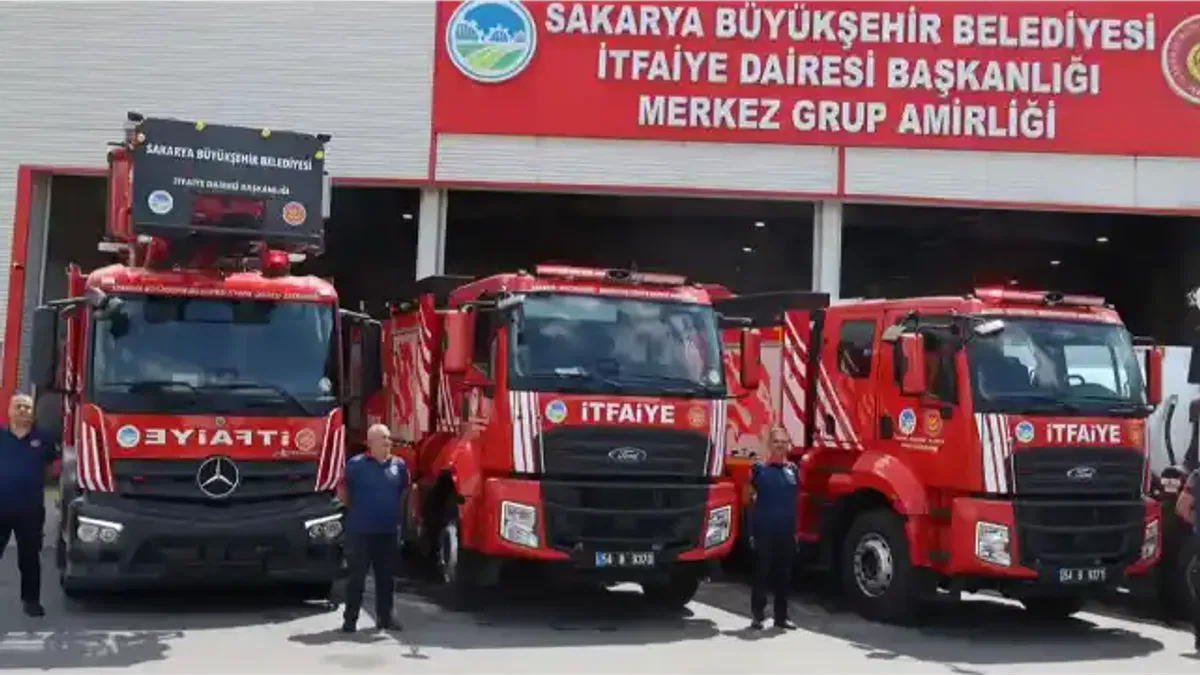 Sakarya İtfaiye Teşkilatı’nın yeni güçleri
