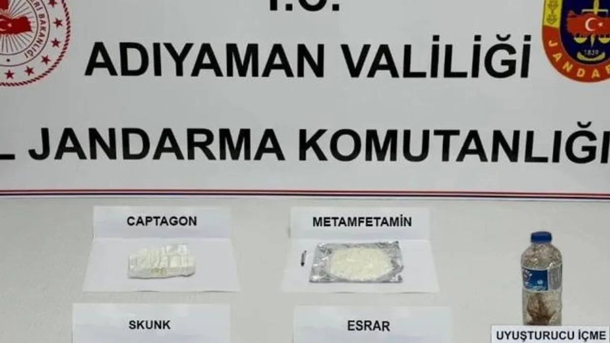 Adıyaman’da uyuşturucuya 12 gözaltı!