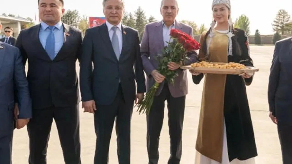 TBMM Başkanı Kurtulmuş Kırgızistan’da