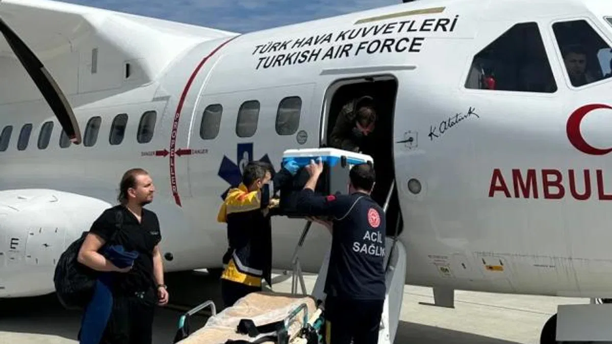 Hava Kuvvetleri’nden hayat kurtaran uçuş