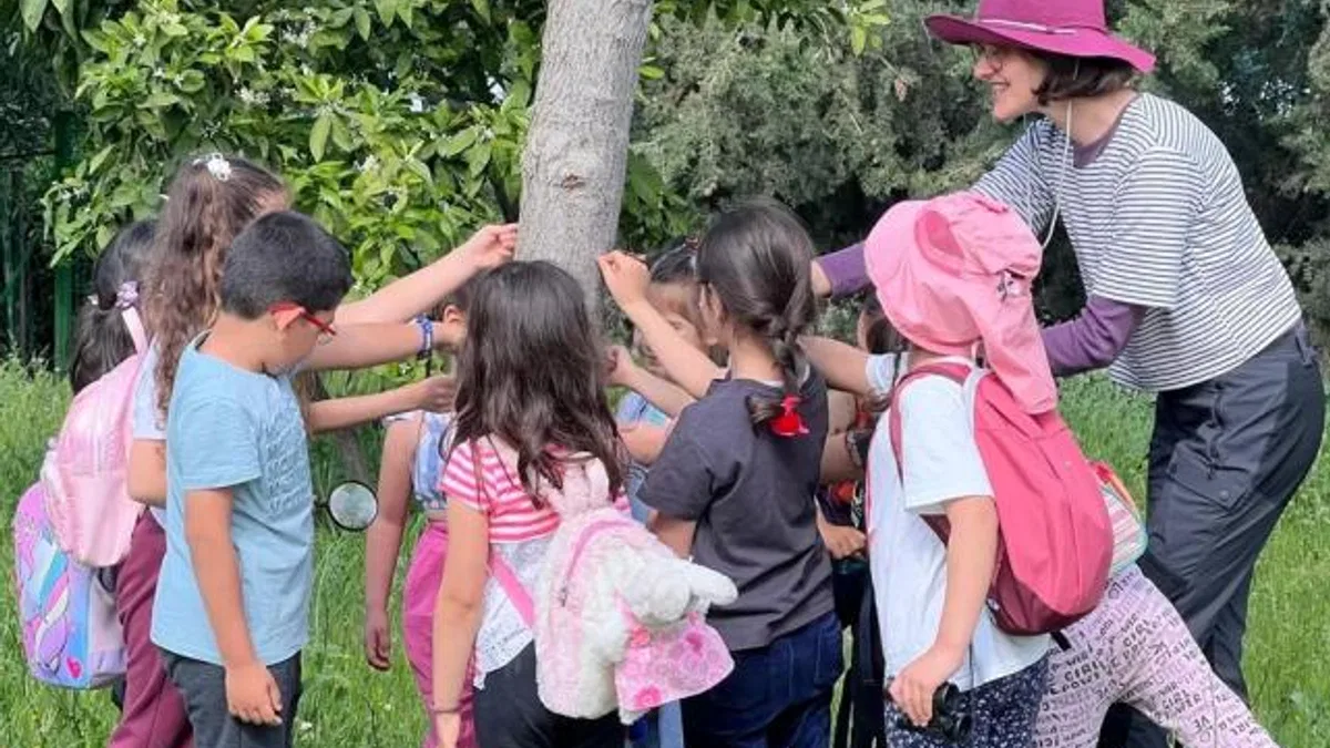 İzmirli çocuklar ormanı keşfetti