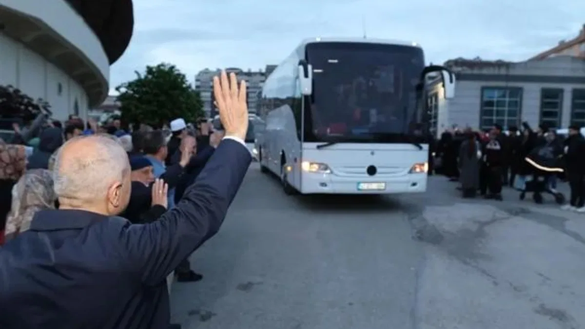 Gebzeli hacı adayları kutsal topraklara uğurlandı
