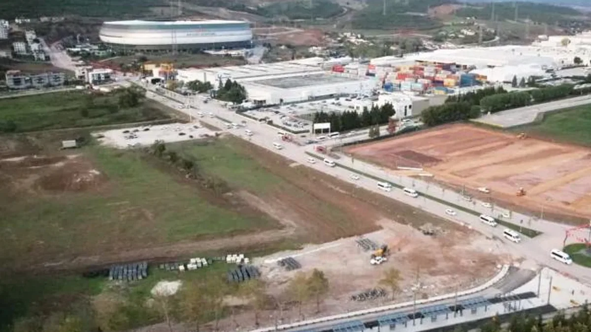 Kocaeli’de milli maç için 220 dönümlük dev organizasyon alanı hazır
