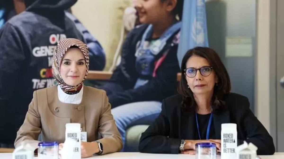 Bakan Göktaş, Najat Maalla M’jid ile buluştu