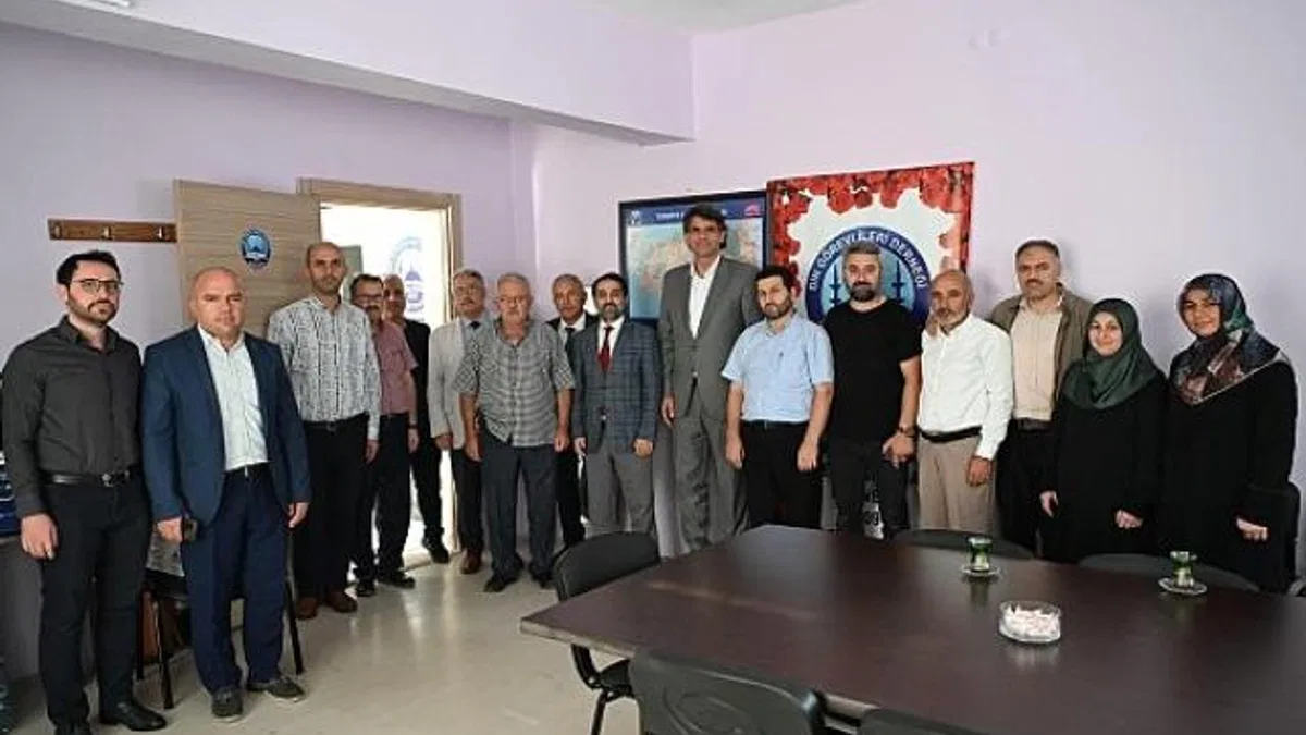 Başkan Kocaman’dan İlçe Müftüsüne Ziyaret