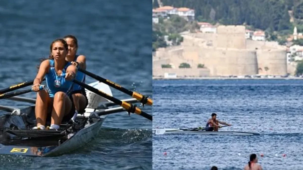 Kürekte Sahil Sürat heyecanı
