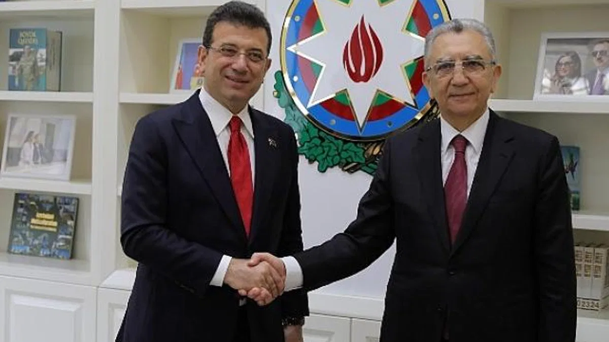 Ekrem İmamoğlu Bakü Valisi Tarafından Ağırlandı