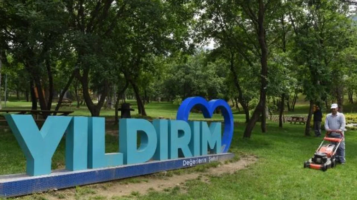 Bursa Yıldırım’ın orman parklarına yaz öncesi bakım