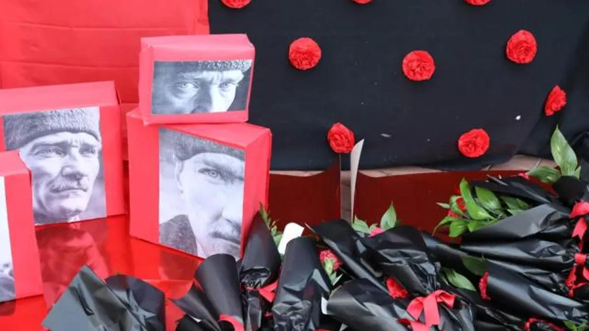 Ankara Keçiören’de çocuklar Atatürk’ü özlemle andı