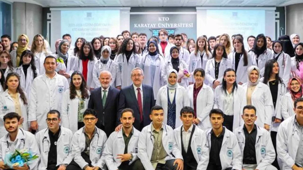 Geleceğin hekimleri Konya’da beyaz önlükleri giydi