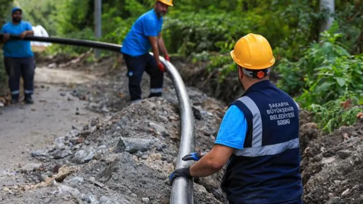 Sakarya’da Sapanca’nın dev altyapı güçlendirme projesi devam ediyor