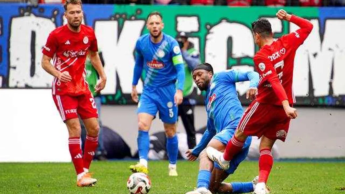 Çaykur Rizespor 1-0 Hesap.com Antalyaspor (Maç Sonucu)