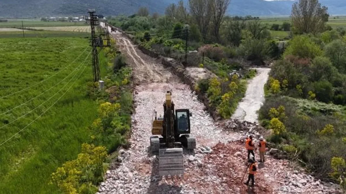 Muğla Milas kırsalında 80 milyon TL’lik yol yatırımı