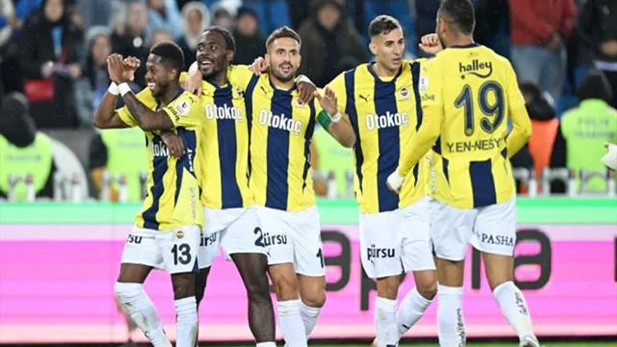 Trabzonspor 2-3 Fenerbahçe (Maç Sonucu) Fırtına Fener’e ‘Dur’ Diyemedi!