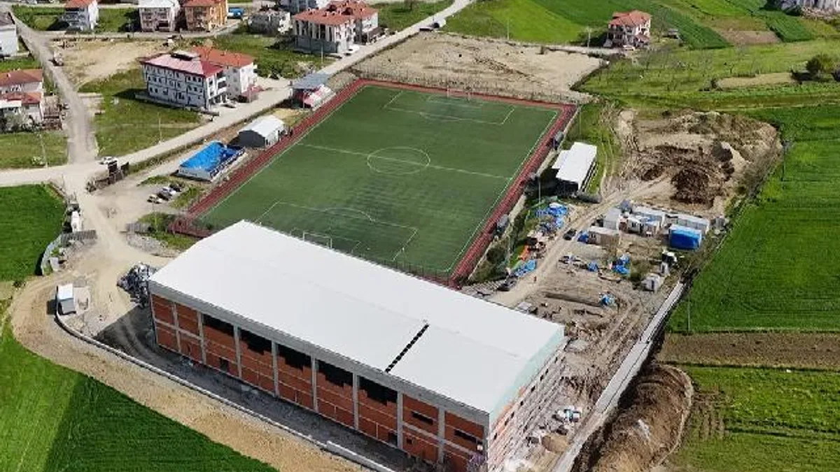 Sakarya Kaynarca’da sportif tesiste sona doğru
