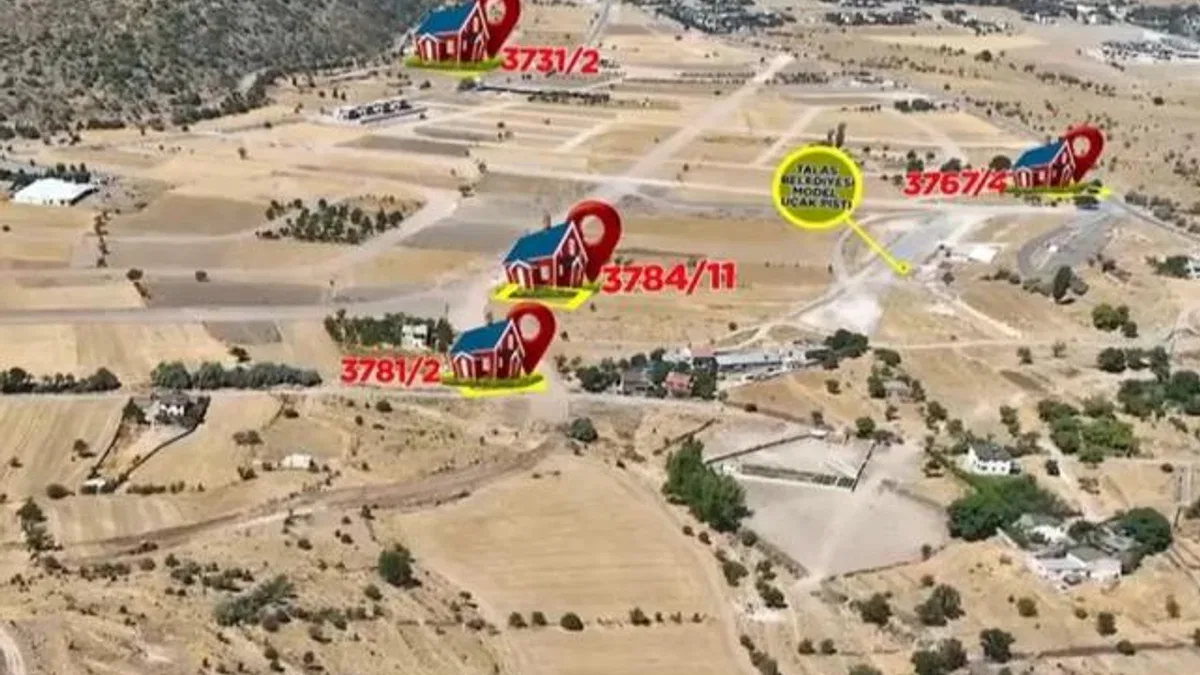 Kayseri Talas’tan 30 prestijli villa