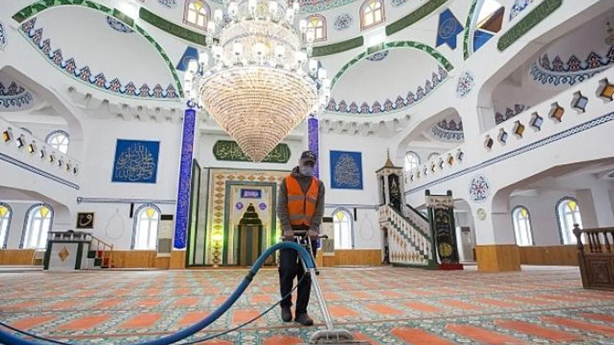 Nilüfer’deki 137 ibadethanede detaylı temizlik