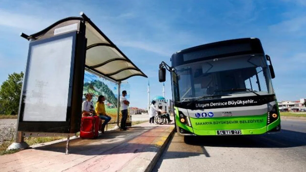 Sakarya’da toplu taşımaya 20 yeni otobüs geliyor