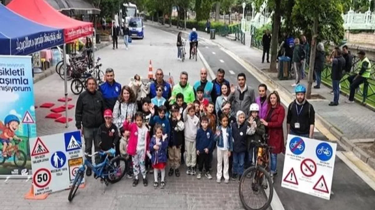 Eskişehir’de yollar bisikletlerin