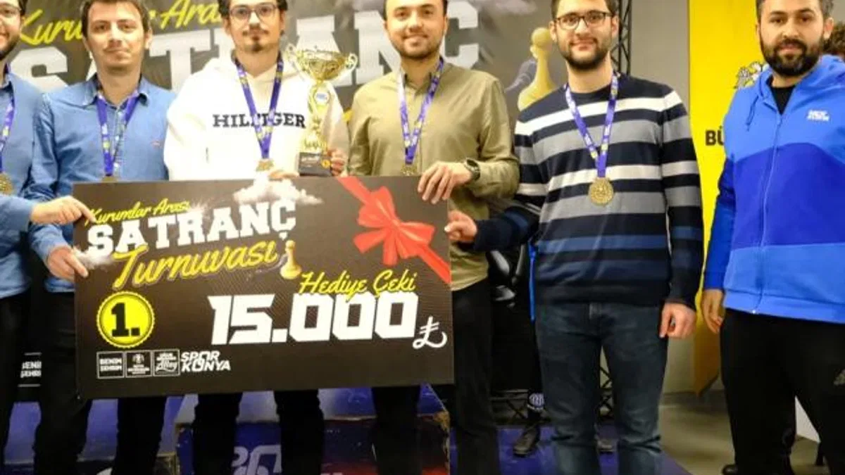 Konya’da satranç turnuvası strateji ve zekayı buluşturdu