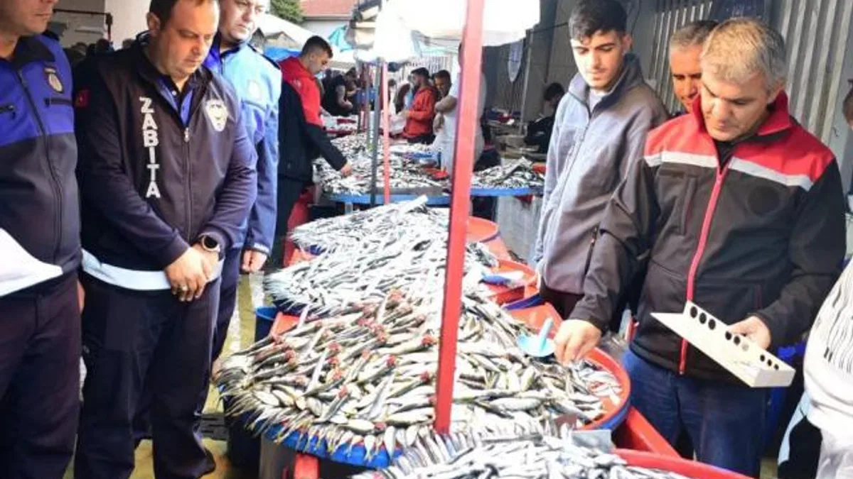 Bursa Yenişehir’de balık pazarına sıkı denetim