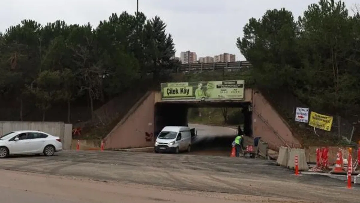 Kocaeli Alikahya’daki menfez yeniden trafiğe açıldı