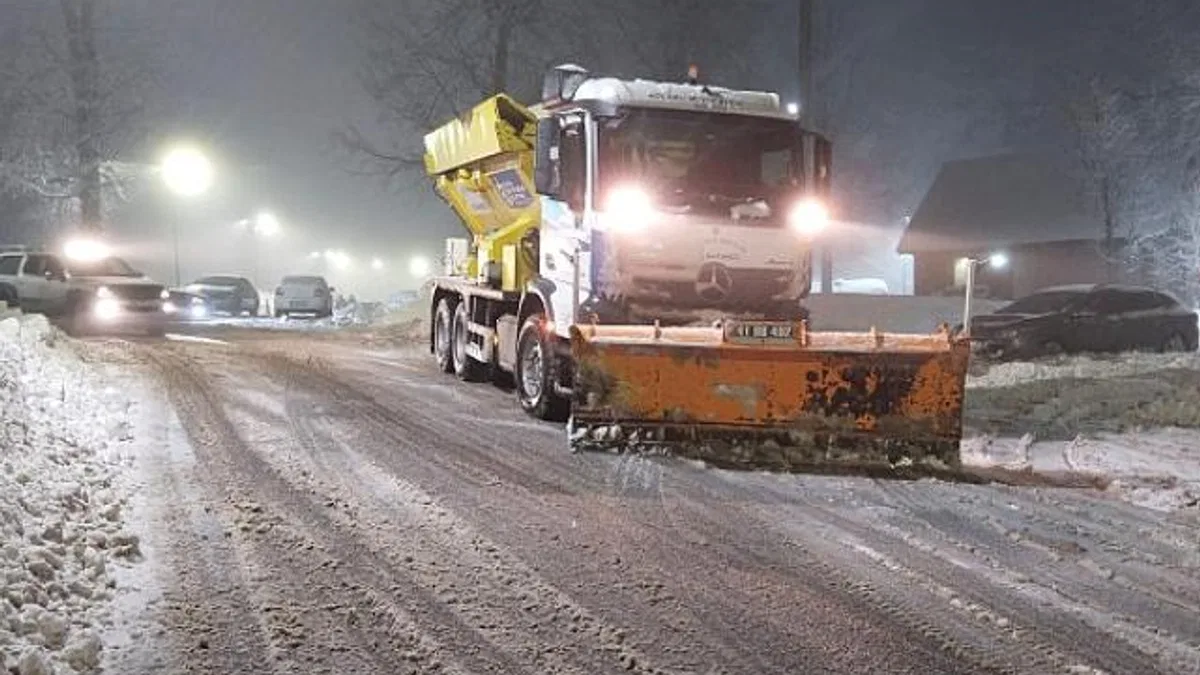 Kar Timleri’nden yılbaşı mesaisi
