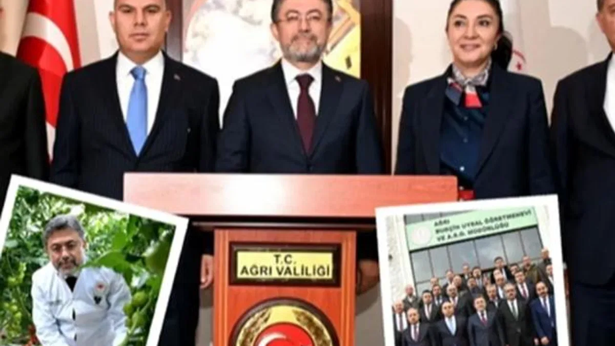 Ağrı’da Bakan Yumaklı’dan organize tarım bölgesine ziyaret