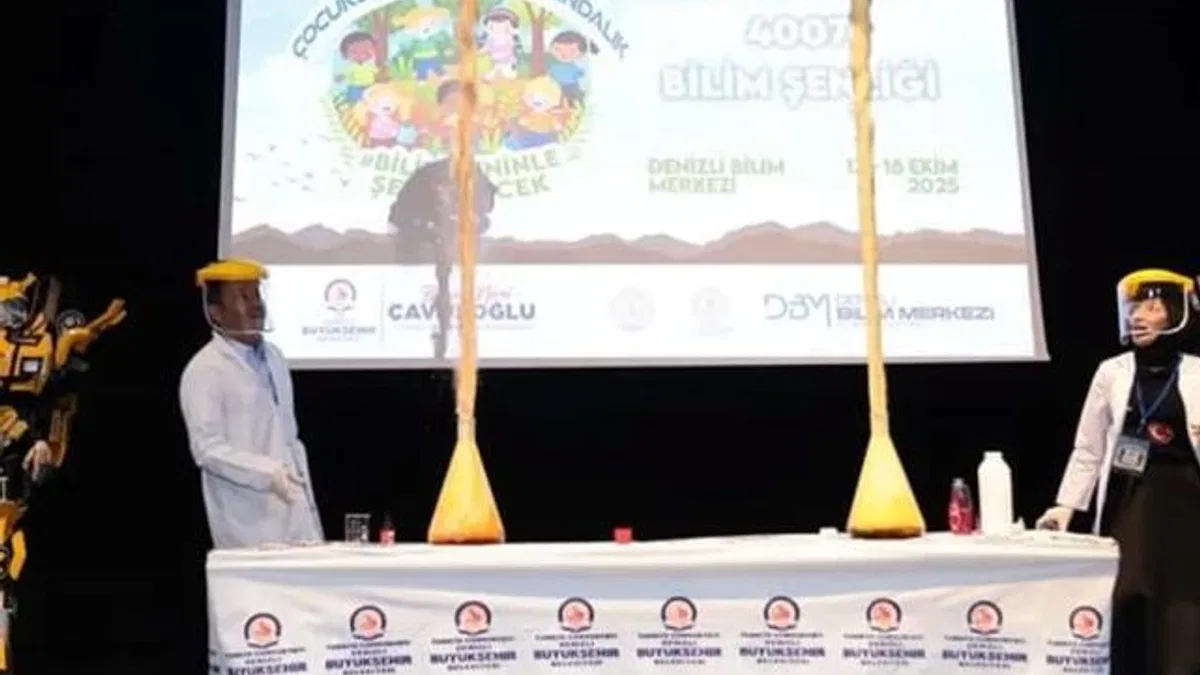 Denizli Bilim Merkezi’nde doğa dostu nesiller bilimle buluşuyor