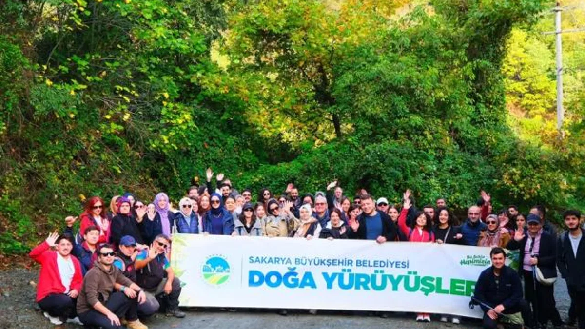 Sakarya’da sonbaharda büyüleyici rotada yürüyüş