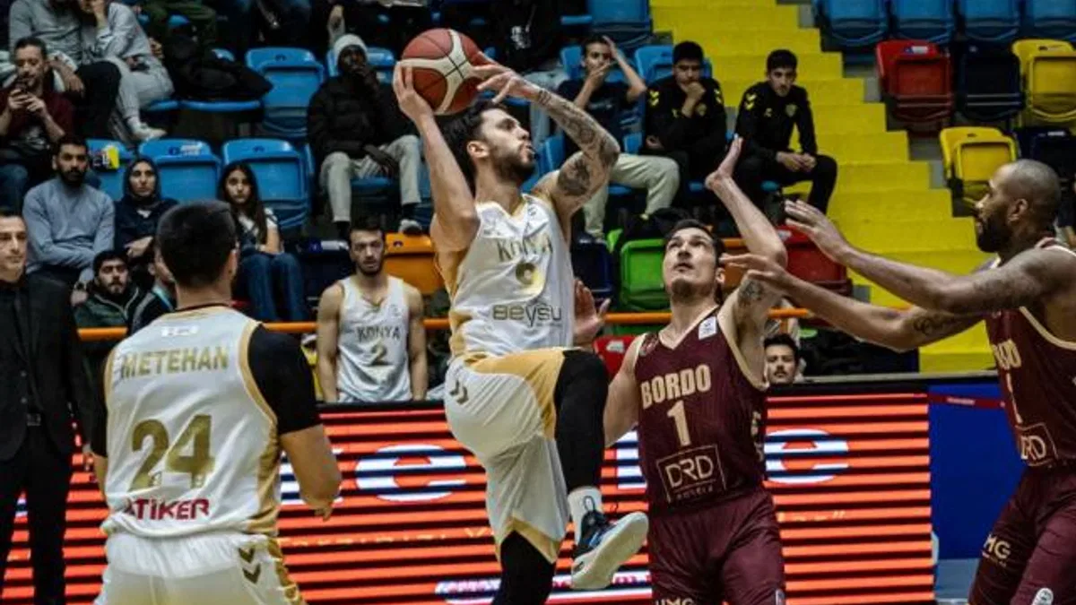 Konya, Bandırma Bordo Basketbol’a şans tanımadı