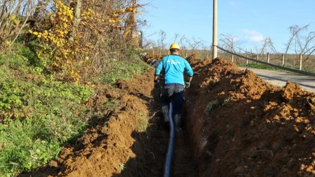 Sakarya’da 3 bin 200 metrelik yeni hat ile Kuyumculu Mahallesi’ne kesintisiz içme suyu