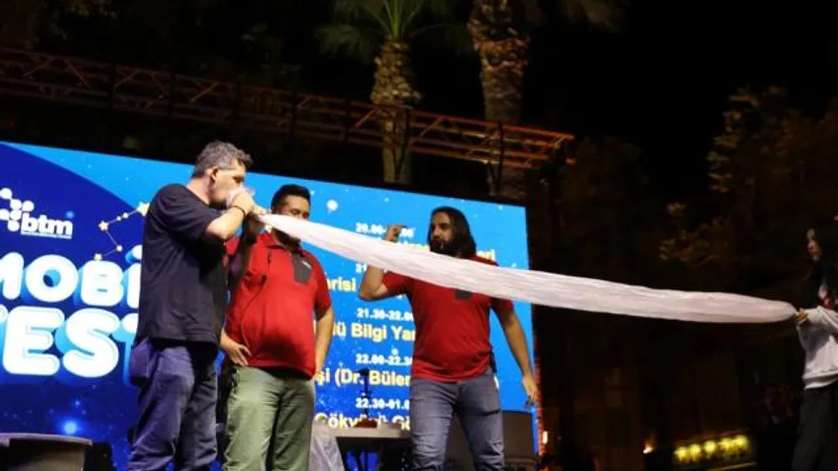 Bursa Büyükşehir’den Mudanya’da bilim dolu gece
