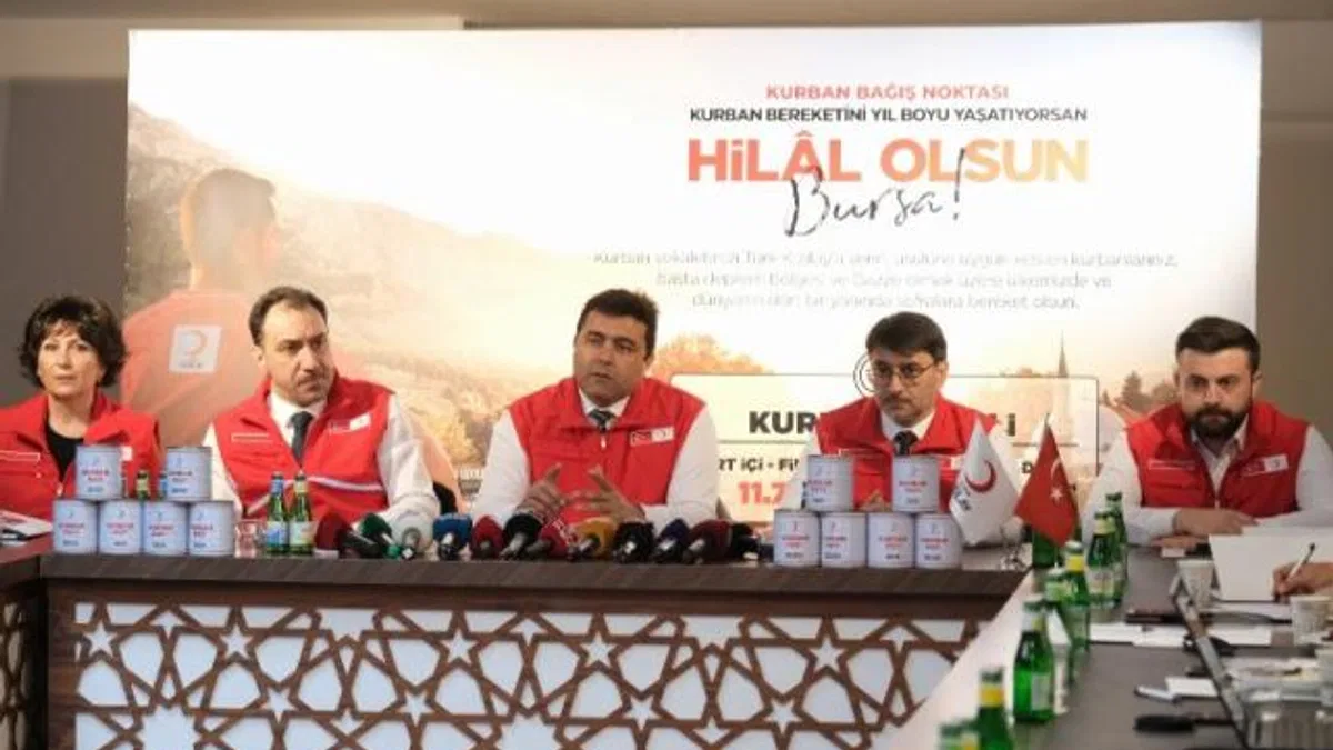 Kızılay Bursa’da kampanya detaylarını açıkladı