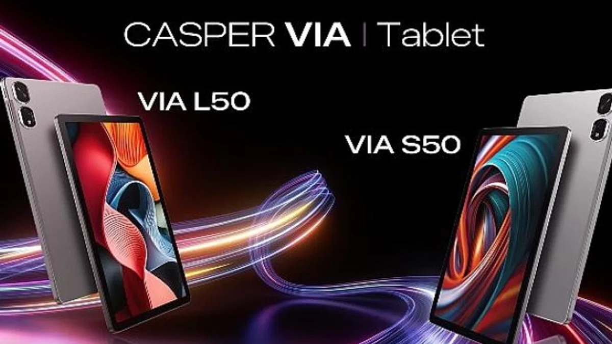 Casper 2025 Yılına Damga Vuracak İki Yeni Tableti VIA L50 ve VIA S50’yi Satışa Sundu!