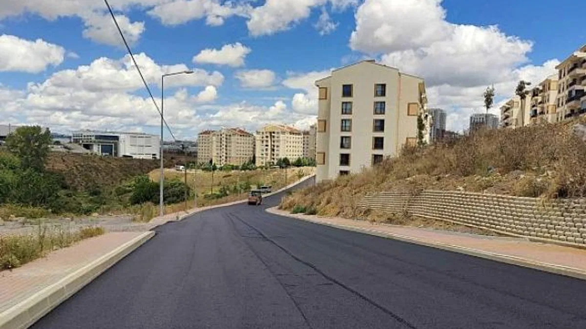 Gebze Kirazpınar TOKİ yolu asfaltlandı