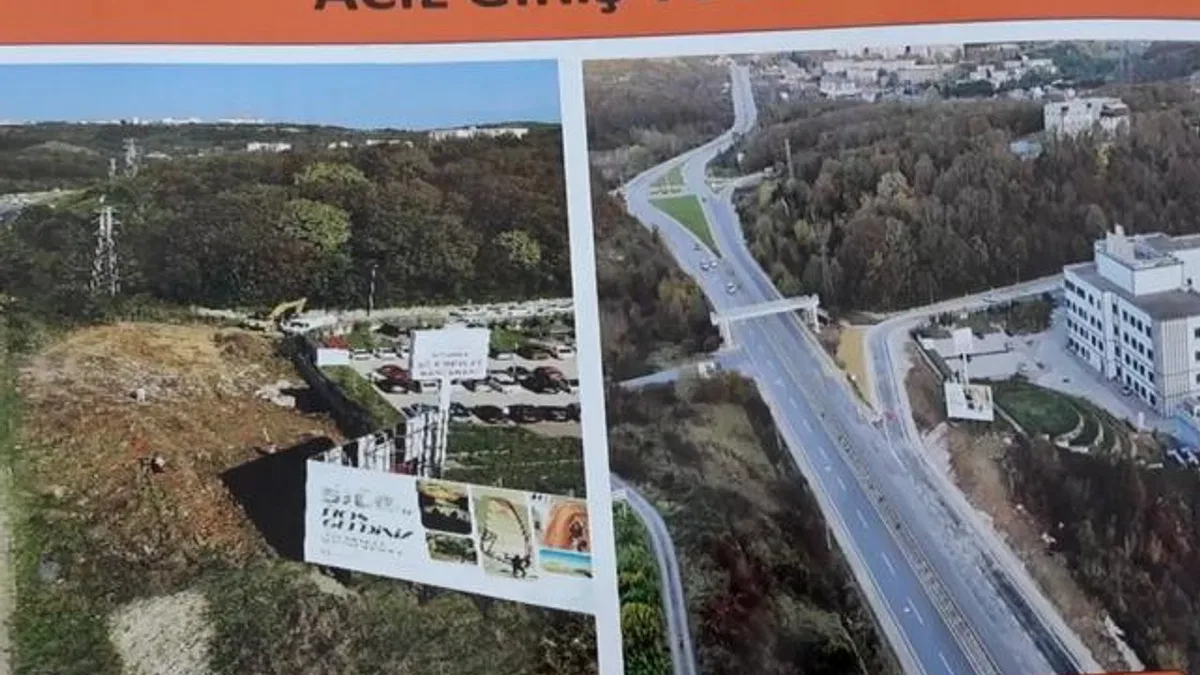 İstanbul Şile Devlet Hastanesi yolunda ulaşım kolaylığı