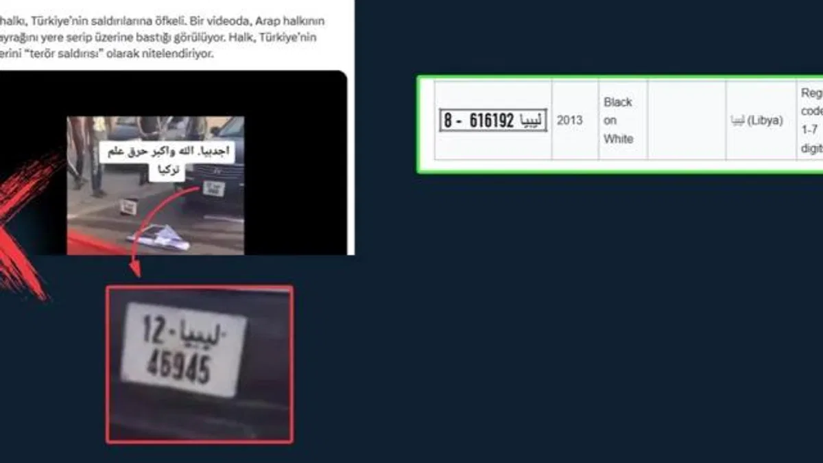 “Türk Bayrağı’nın yere serilip basıldığı” iddiası asılsız!