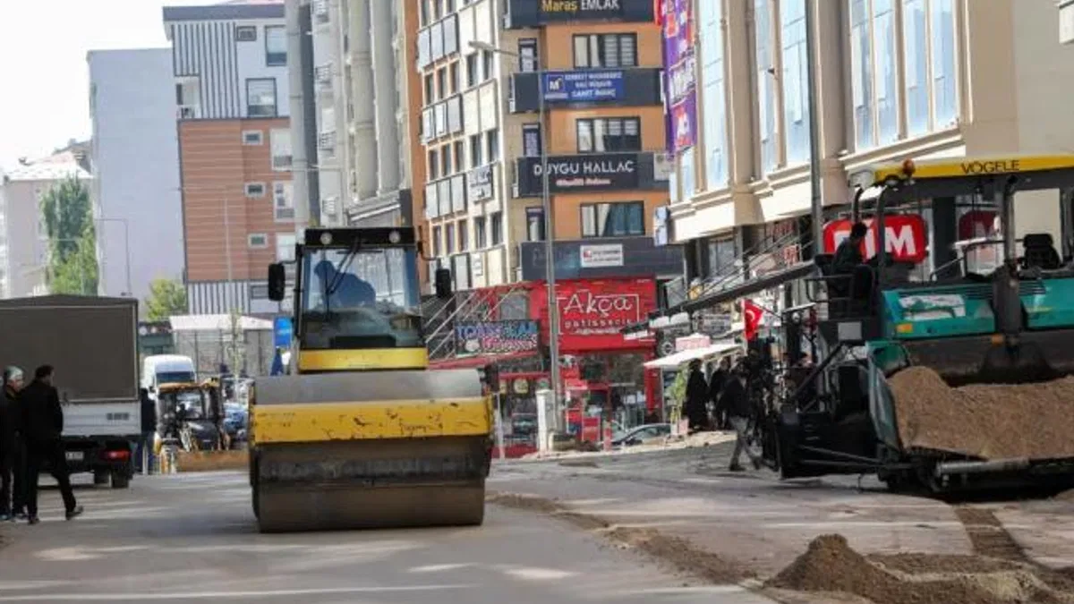Van sokakları şantiyeye döndü