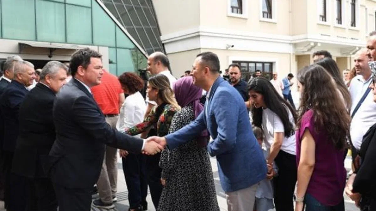 Başkan Erkan Aydın personel ile bayramlaştı