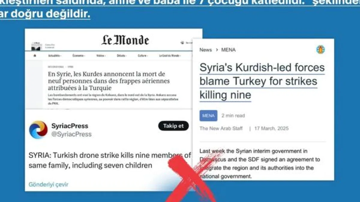 Türkiye SİHA’sı Suriye’ye saldırdı iddialarına açıklama