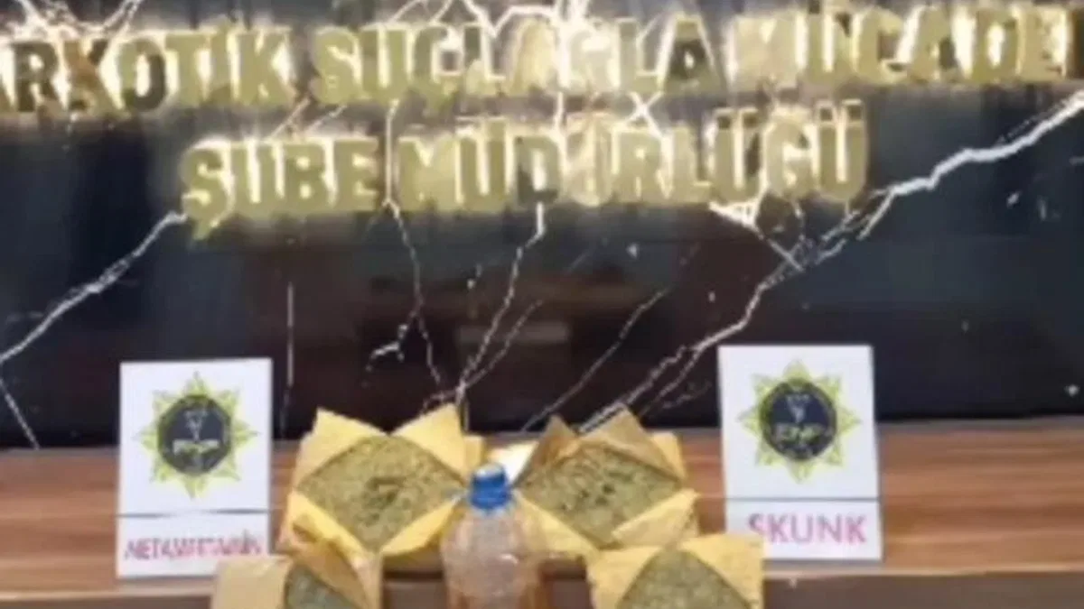 Erzurum’da uyuşturucu operasyonu: 9 kilo madde ele geçirildi