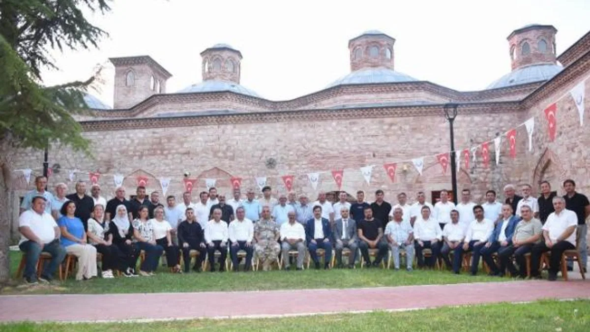 Yenişehir’de Kaymakam Mustafa Güney’e veda yemeği