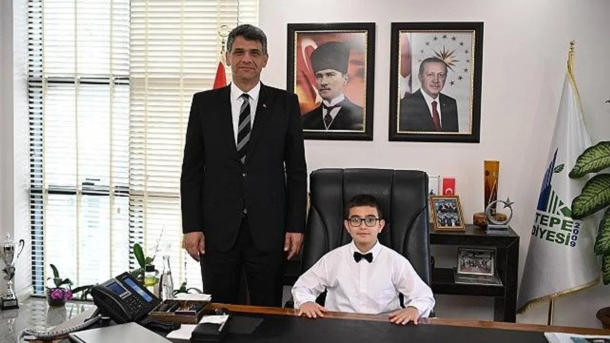 Başkan Kocaman Koltuğu Muhammet’e Devretti