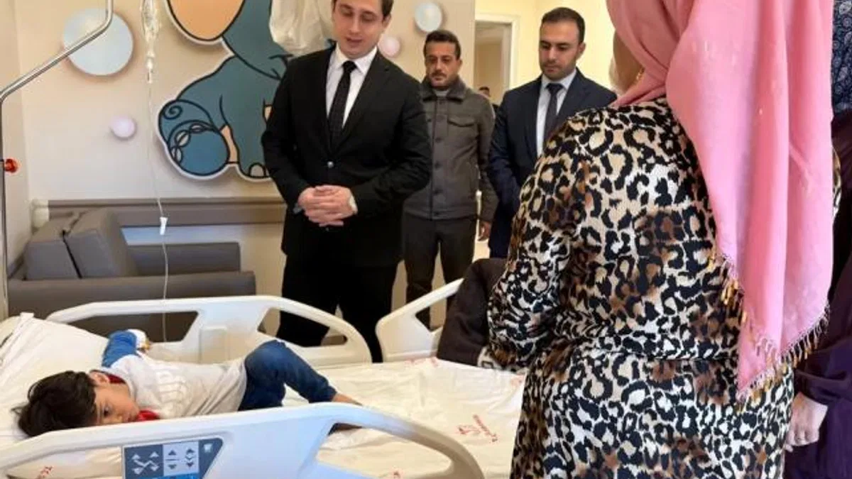 Batman Sason’da Kaymakam Başar’dan hastane ziyareti