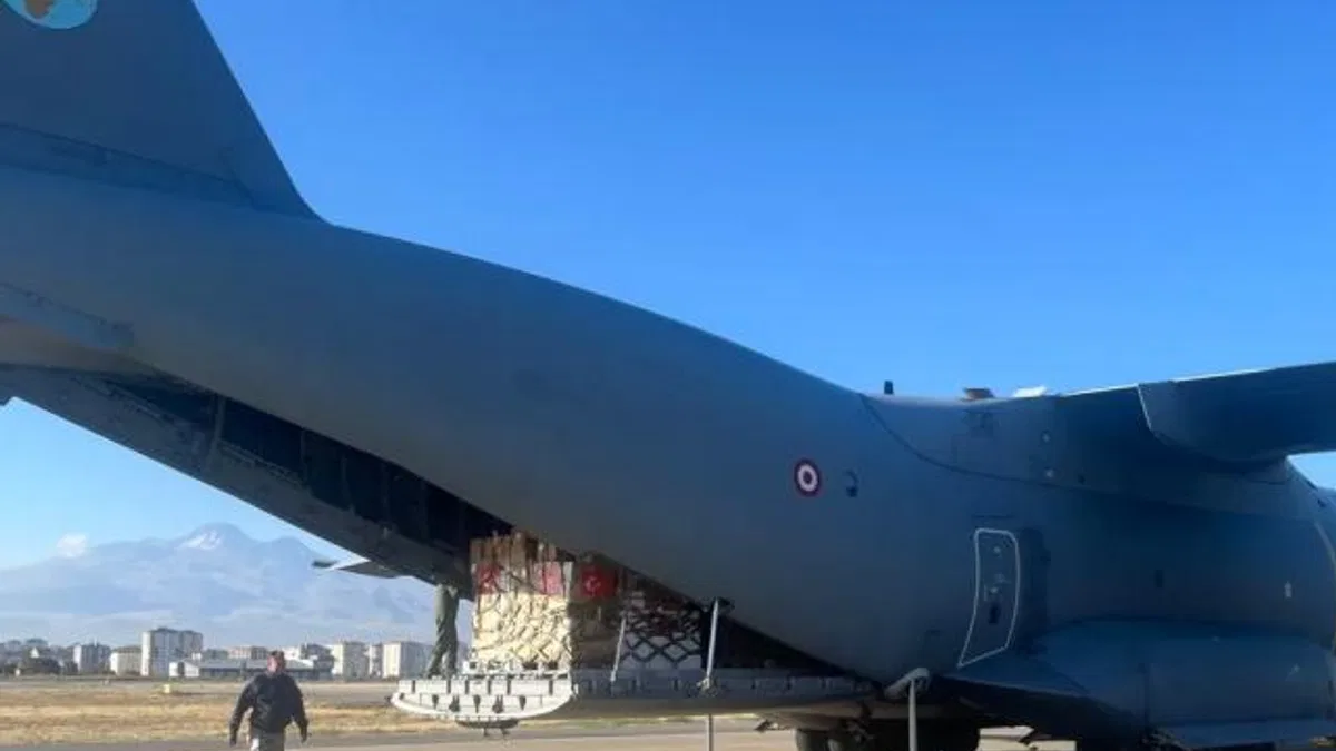 Gazze için tonlarca gıda malzemesi Ürdün’e ulaştırıldı
