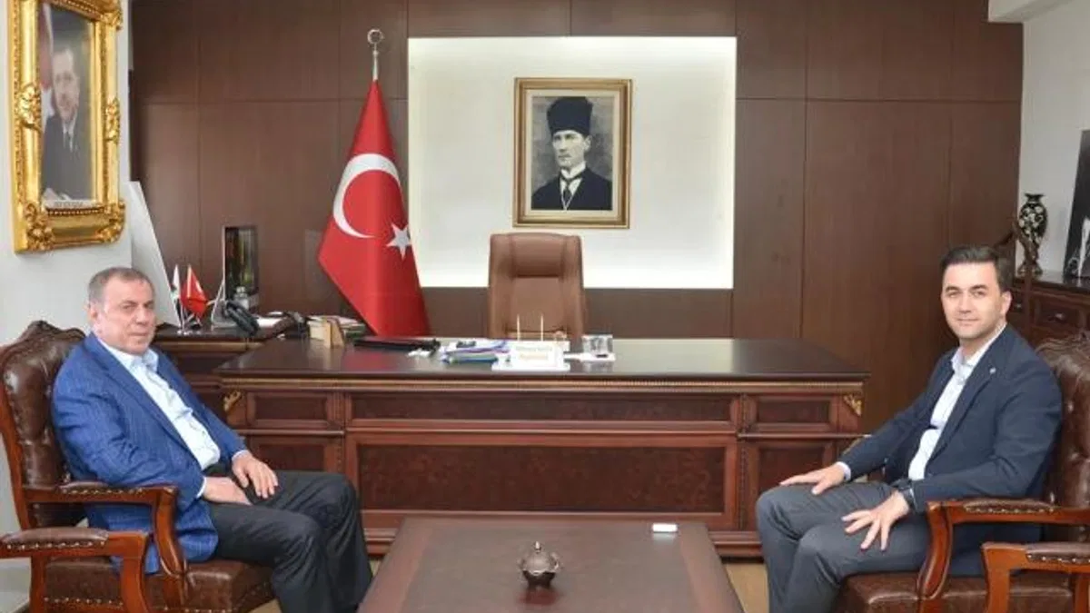 Başkan Şahin’den Kaymakam Kaya’ya Hayırlı Olsun ziyareti