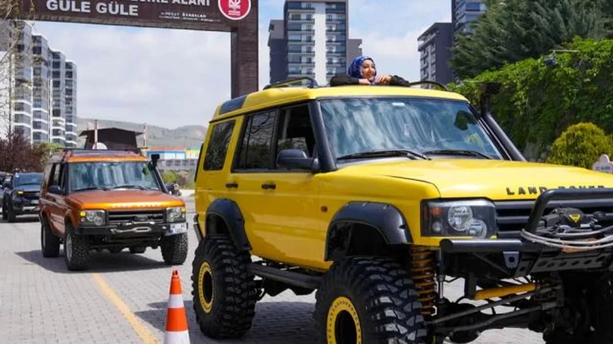 Ankara Keçiören’de özel bireylere özel offroad konvoyu